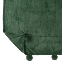 Gr�n Pompom Plaid - (J-Line) 