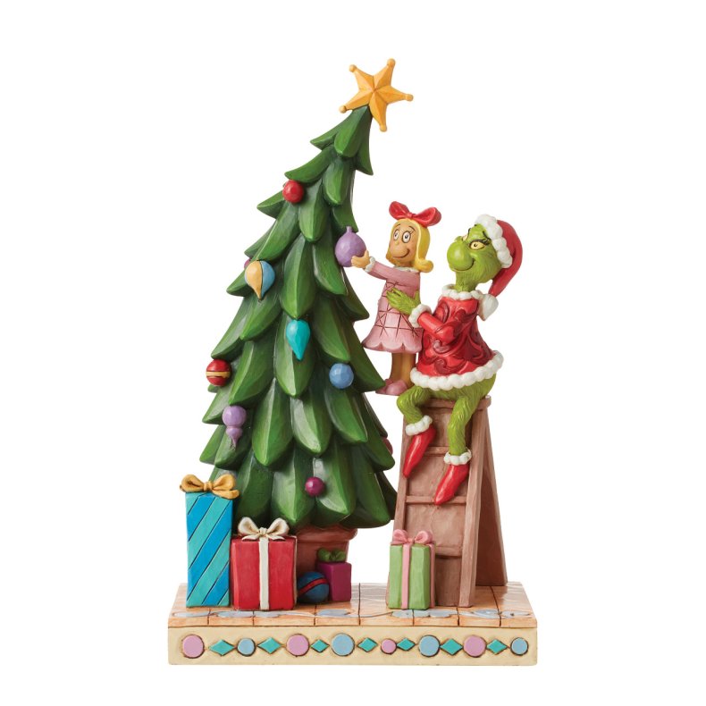 Cindy og Grinch pynter juletr