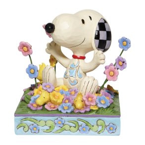 Snoopy med Blomster - Peanuts 
