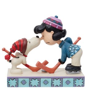 Ishockey Snoopy og Lucy  - Peanuts 