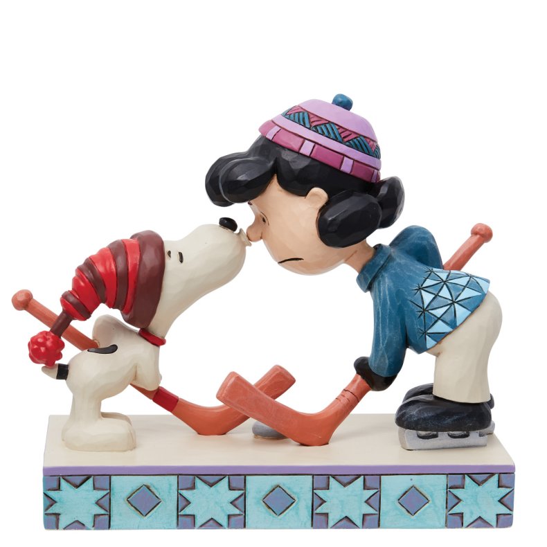 Ishockey Snoopy og Lucy  - Peanuts 