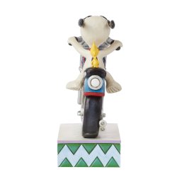 Snoopy  p� Motorcykel - Peanuts 