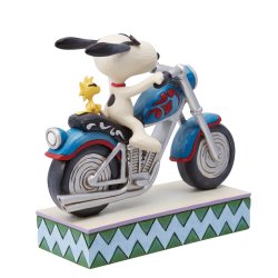 Snoopy  p� Motorcykel - Peanuts 