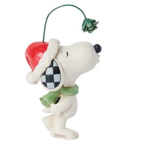 Snoopy  med Mistelten - Peanuts 