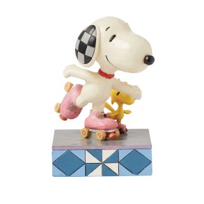 Snoopy og Woodstock rulleskjter - Peanuts 