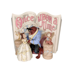 Sknheden og Udyret med signature - Storybook White Woodland 