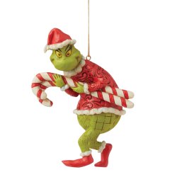 Grinch med Sukker stok Ornament 
