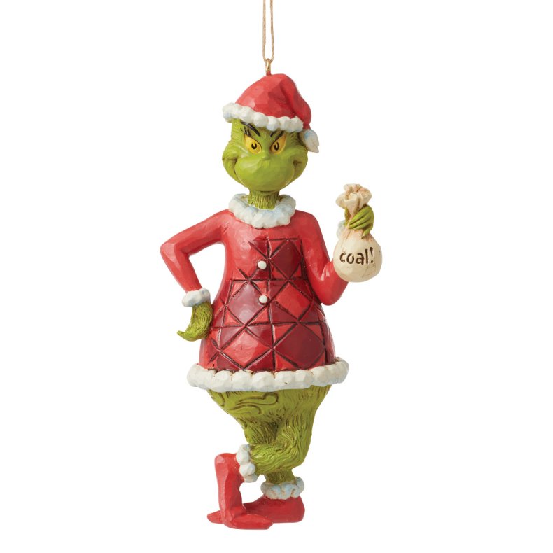 Grinch med Kul Ornament 