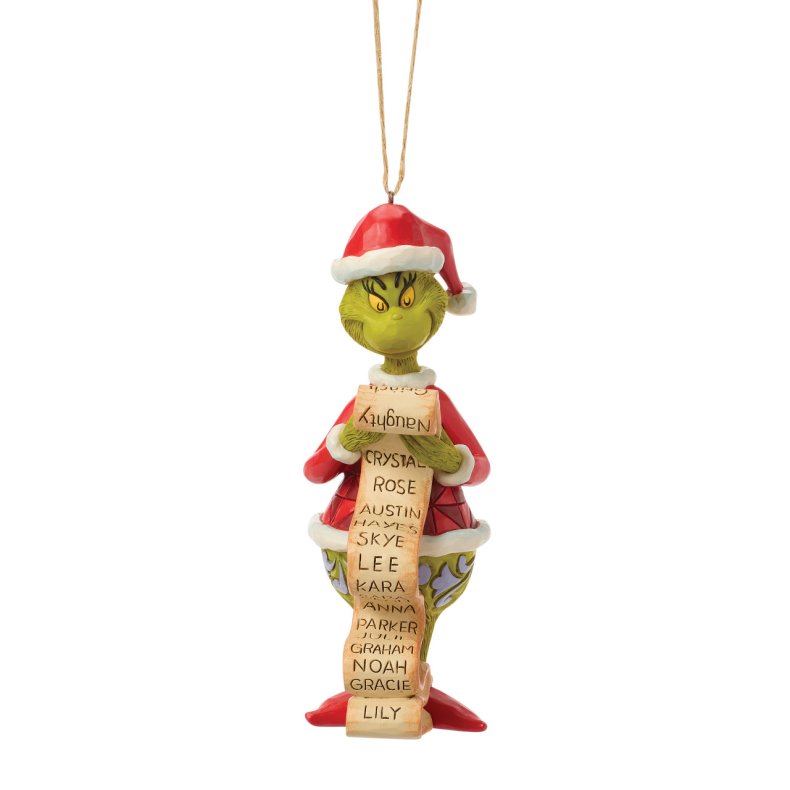 Grinchen med �nskeseddel Ornament 