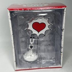 Idefix hunden fra Asterix med skilt