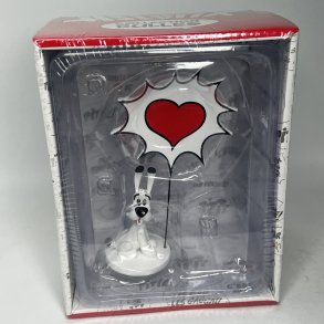 Idefix hunden fra Asterix med skilt