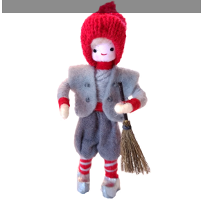 Nisse Dreng med Kost 422 (Anne Beate)