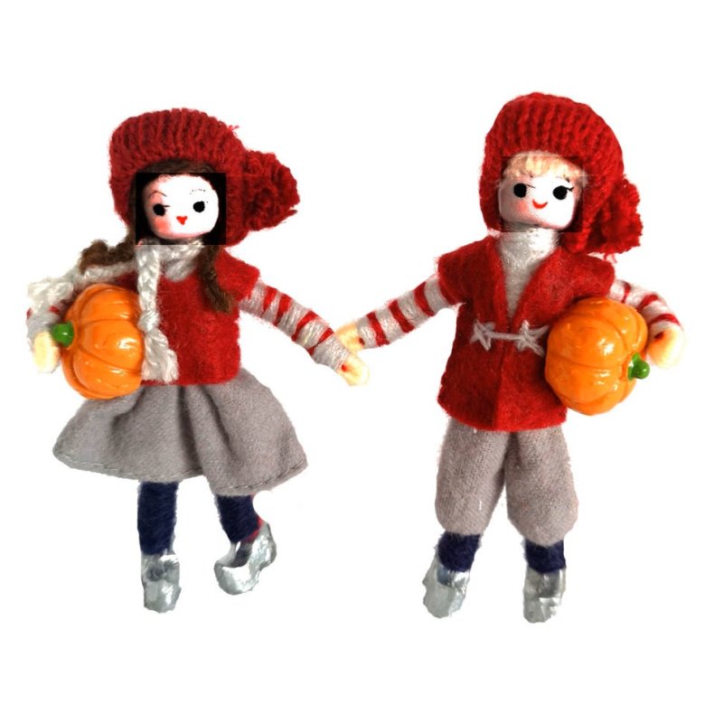 Halloween par med Gr�skar (Anne Beate) 