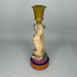 Birch Nielsen - Stage med Hund (22 cm/Okker) 