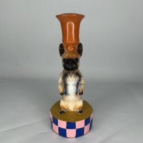 Birch Nielsen - Stage med Hund (19 cm/Orange) 