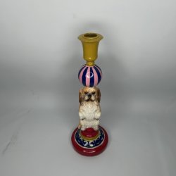 Birch Nielsen - Stage med Hund (28 cm/Guld) 