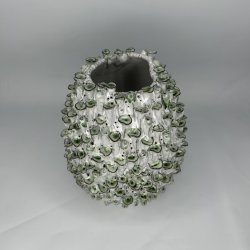 Svampe Vase Hvid (Birch Nielsen) 