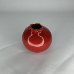 Birch Nielsen Granat�ble Vase R�dbrun 