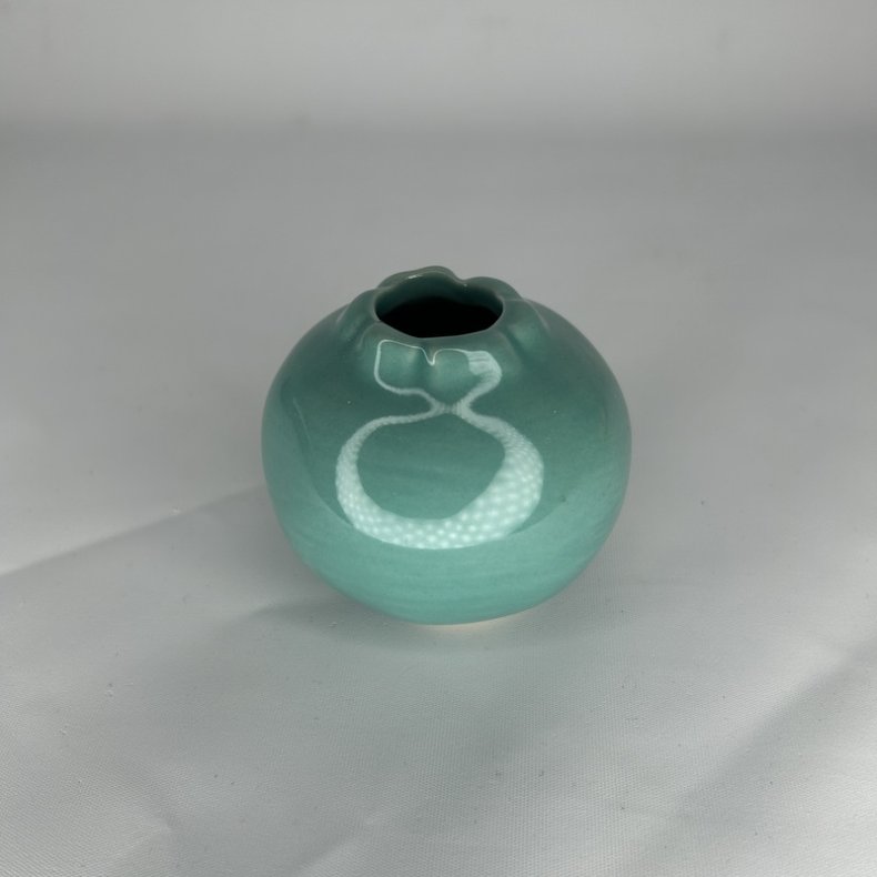 Birch Nielsen Granat�ble Vase Turkis 