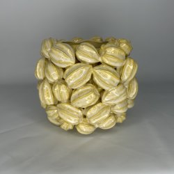 Birch Nielsen Gul Vase m Japansk lygte 