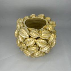 Birch Nielsen Gul Vase m Japansk lygte 