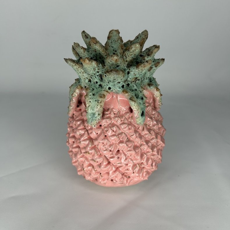 Rosa Ananas Vase (Birch Nielsen)