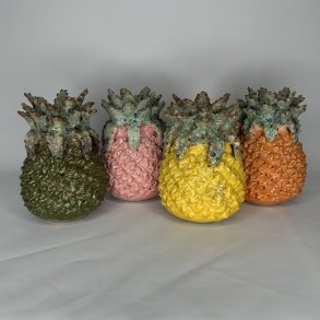 Gul Ananas Vase (Birch Nielsen)