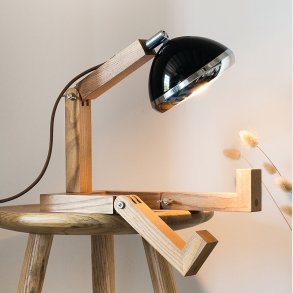 Sort Mini Mr. Wattson lampe (Piffany Copenhagen)