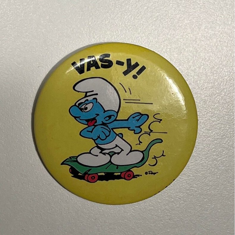 Retro Smlf Badges Gul