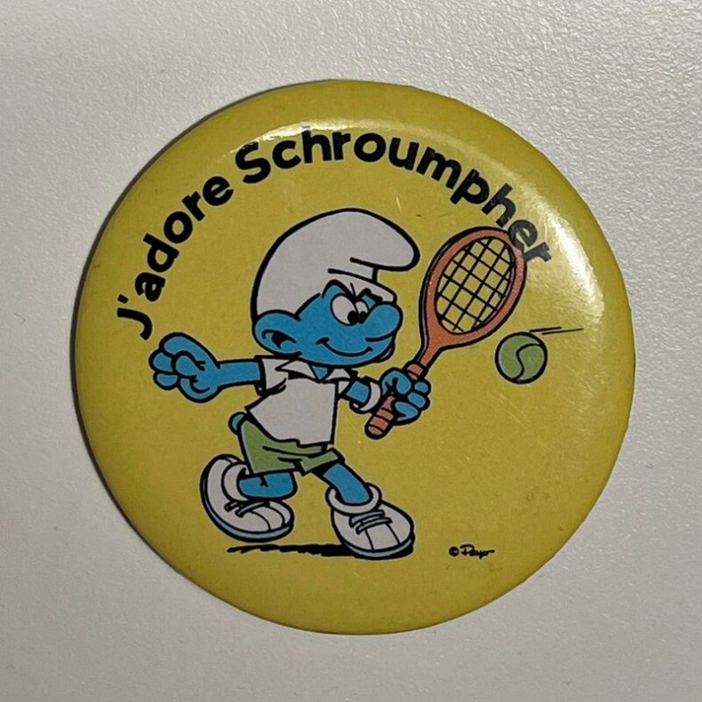 Retro Smlf Badges Gul