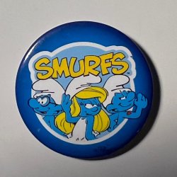 2 stk. Retro Smlf Badges 