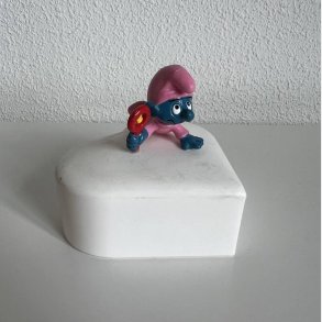 Baby Smlf p Hjerteske