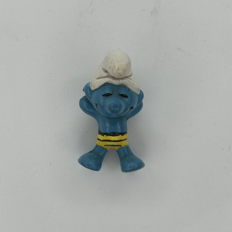 Solbadende Sm�lf Gul Sort - Schleich Patineret 