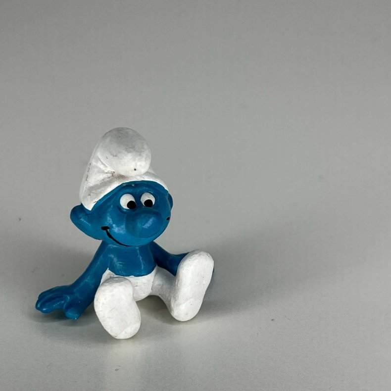 Siddende Sm�lf  Lille - Schleich Patineret 