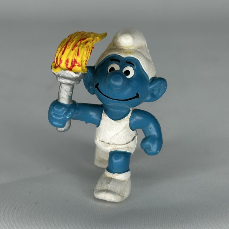 Fakkelb�rer Sm�lf Hvid - Schleich Patineret 