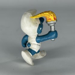 Fakkelb�rer Sm�lf Hvid - Schleich Patineret 