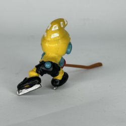 Ishockey Sm�lf m. Brun Hockeystav - Schleich Patineret 