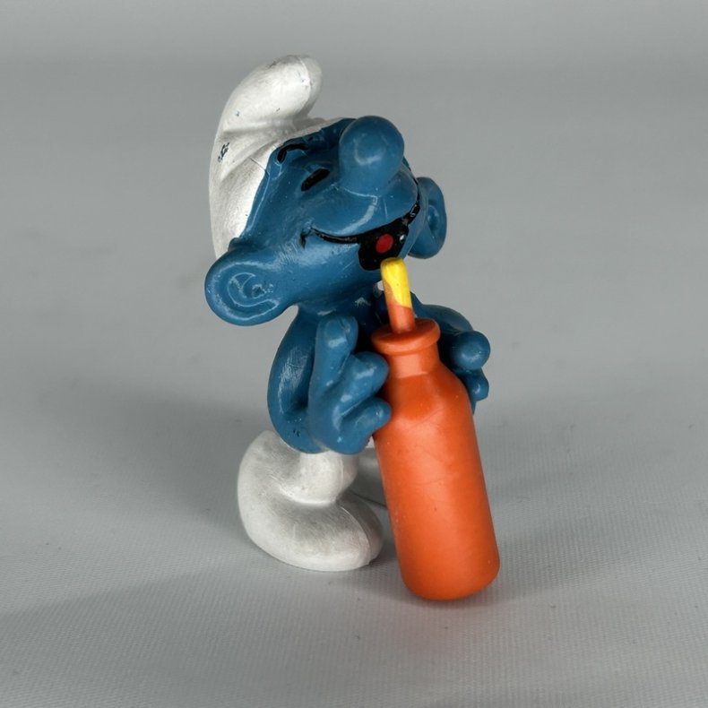 Sj�lden T�rstig Sm�lf Lys Orange - Schleich Patineret 