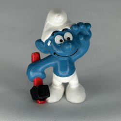 Sm�lf med Hammer - Schleich Patineret 
