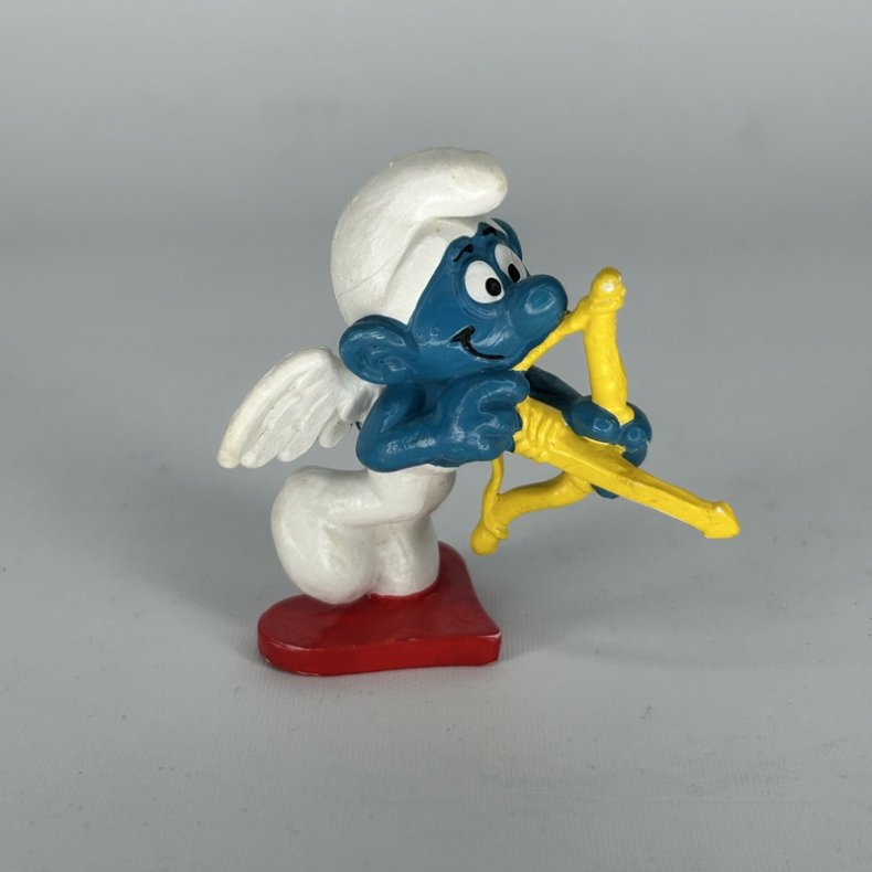 Amor Sm�lf  med bue og pil - Schleich Patineret
