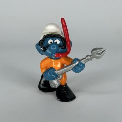 Dykker Sm�lf - Schleich Patineret 
