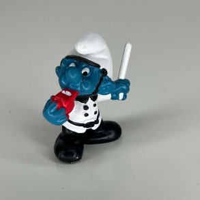 Politimand Sm�lf Hvid - Schleich Patineret 