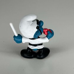 Politimand Sm�lf Hvid - Schleich Patineret 