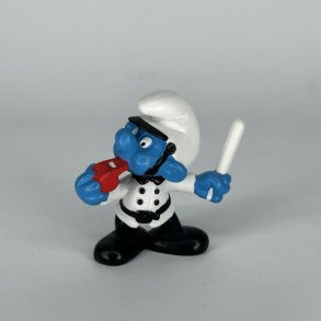 Politimand Sm�lf Hvid - Schleich Patineret 