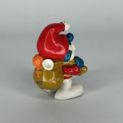 Julemand Sm�lf Hvid i s�k - Schleich Patineret 