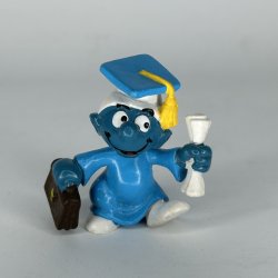 Eksamens Sm�lf Bl� - Schleich Patineret