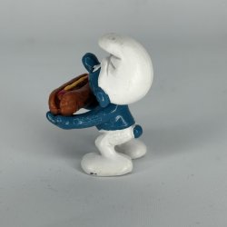 Sm�lf med Hot Dog - Schleich Patineret 