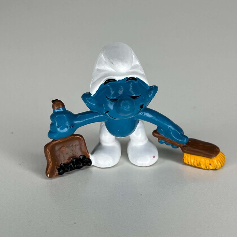 Sm�lf med Fejebakke - Schleich Patineret 