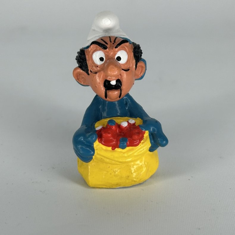 Sm�lf som Gargamel- Schleich Patineret 