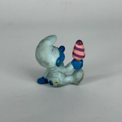 Baby Sm�lf med is - Rosa - Schleich Patineret 